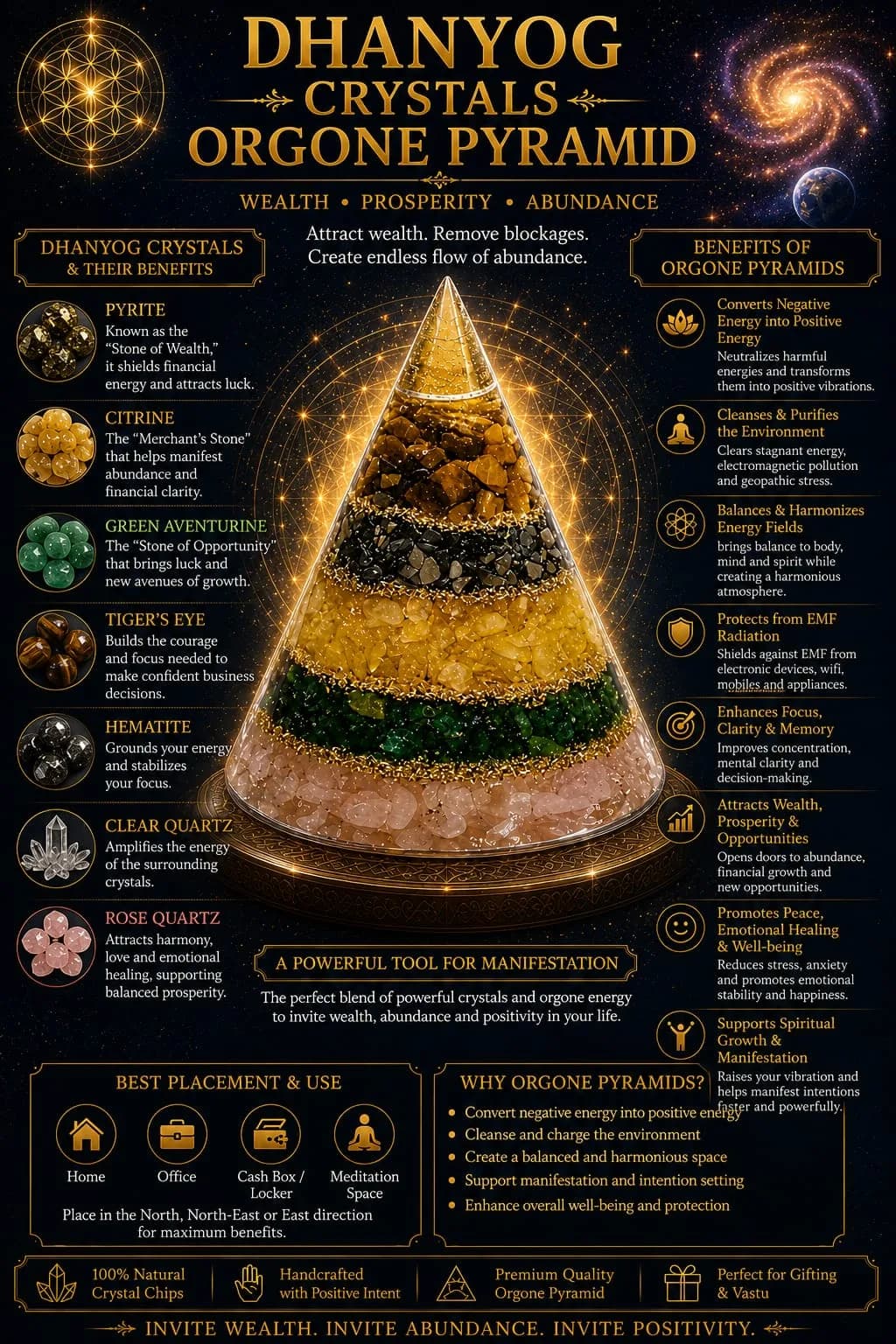 Dhanyog Orgone Pyramid thumbnail 2