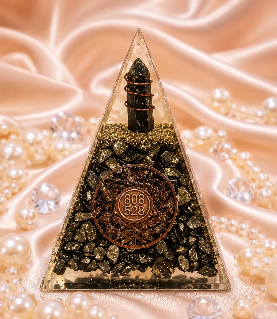 Zibu Pyrite Orgone Pyramid