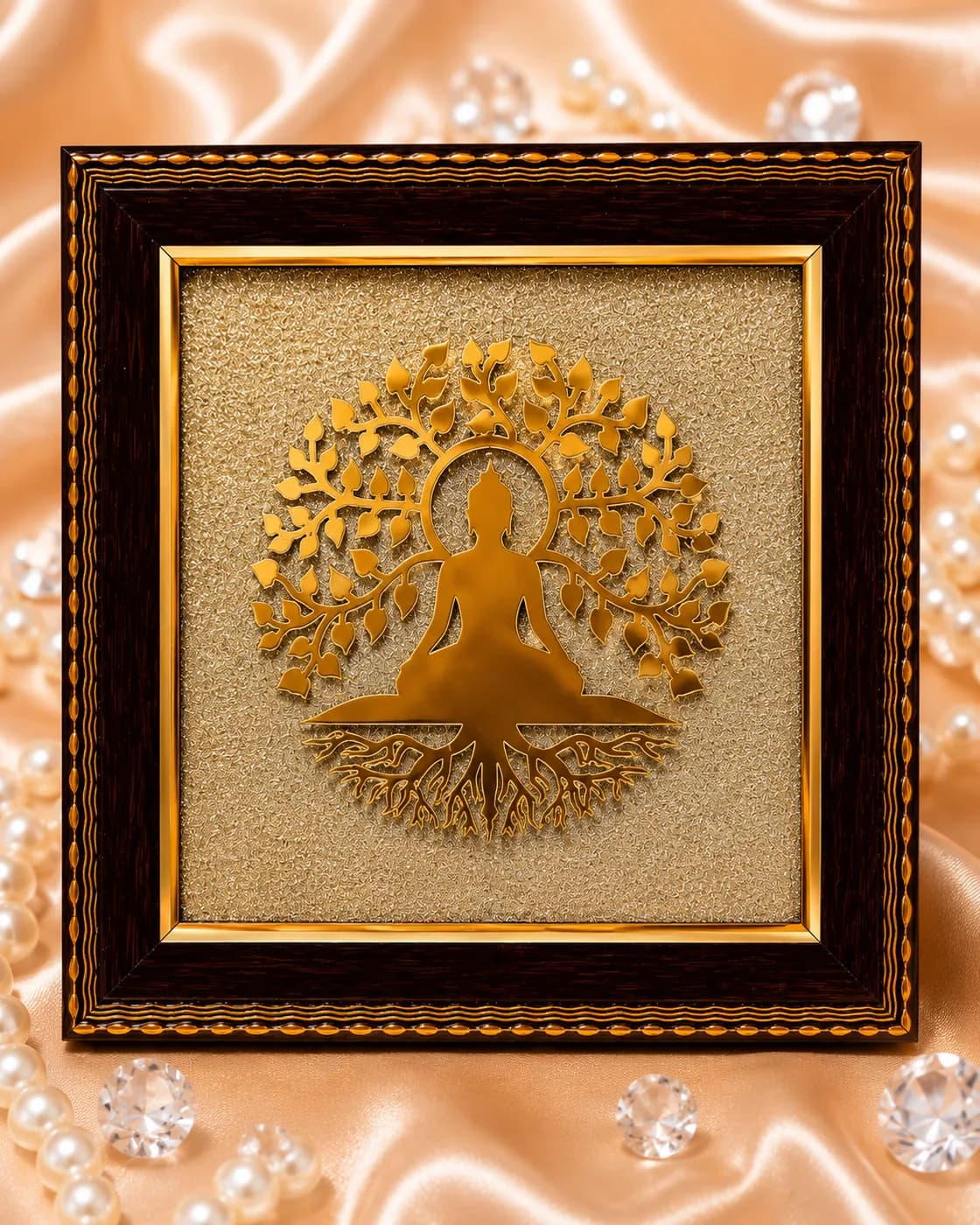 Pyrite Buddha Frame